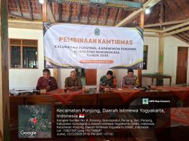 Pembinaan Kamtibmas untuk Ketua RT dan RW Kalurahan Ponjong